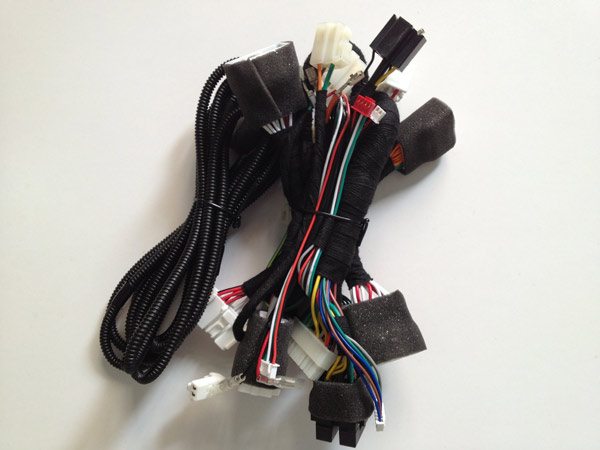 Gas vehicle wiring harness